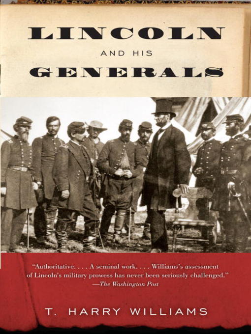 Cover image for Lincoln and His Generals